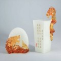 盛世騰龍琉璃白玉套裝
