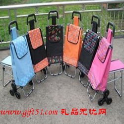 普通架帶凳三輪購(gòu)物車定制,購(gòu)物車定做