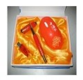 中國紅瓷筆U盤無線鼠標商務套裝 特色紀念禮品