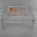 開(kāi)蓋插筆亞克力名片盒