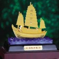 特色絨沙金揚(yáng)帆萬里定制