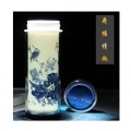 藍(lán)水晶陶瓷雙層保溫養(yǎng)生杯